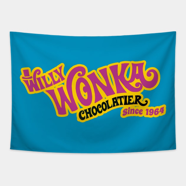 Willy Wonka, Chocolatier Tapestry by MonkeyKing