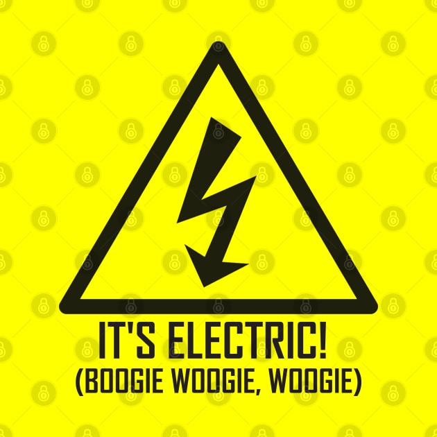 Electric Slide It's Electric Boogie Woogie Woogie Hipster Transparent by HipsterSketch