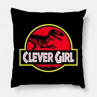 Clever Girl (logo) Pillow