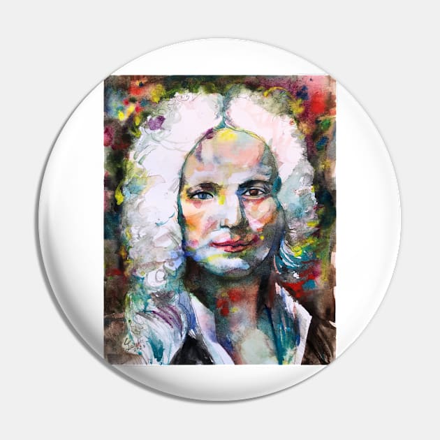 ANTONIO VIVALDI watercolor portrait Pin by lautir