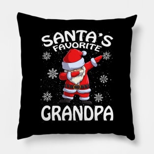 Santas Favorite Grandpa Christmas Pillow