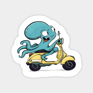 vespa octopus Magnet