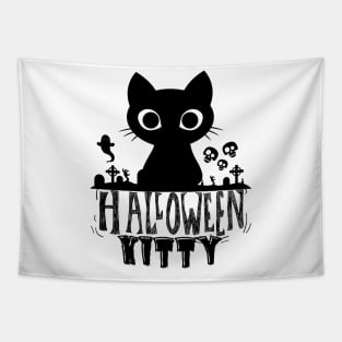 Halloween Kitty Tapestry