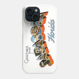 Greetings from Sarasota Florida Phone Case