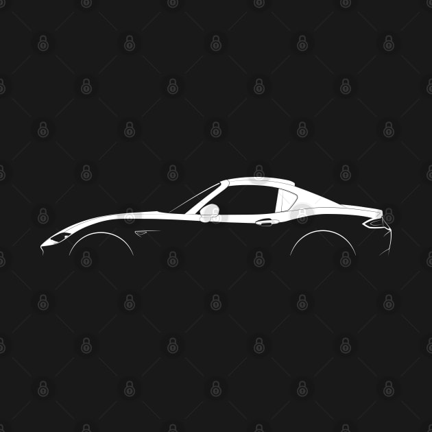 Mazda MX-5 Miata RF (ND) Silhouette by Car-Silhouettes