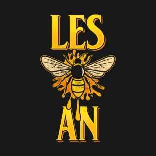 Lesbian "Les Bee An" Funny Pun T-Shirt