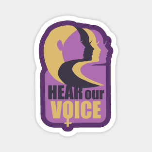 Hear Our Voice - Girl Power Gift Magnet