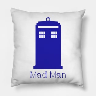 Police Box - Mad Man Pillow