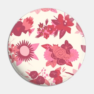 Flowers Pattern Pin