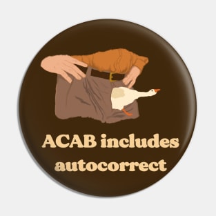 acab includes autocorrect Pin