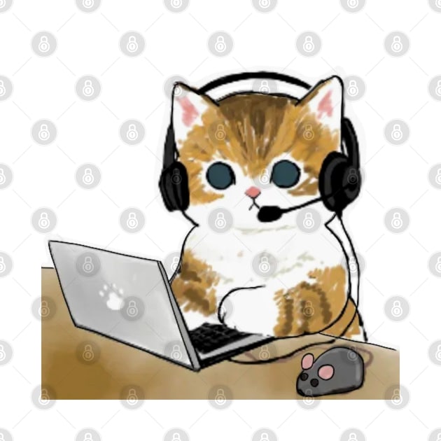 Dont Worry Im From Tech Support Mofu Sand Cat by BRAINWASH