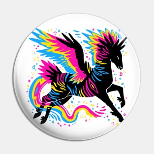 Pan Pride Alicorn Pin