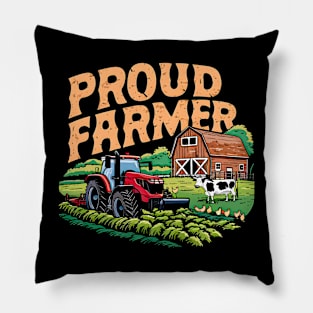 Proud Fermed | Farming love Pillow