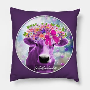 PURPLE COW FANTASTICALICIOUSNESS!😉💜 Pillow