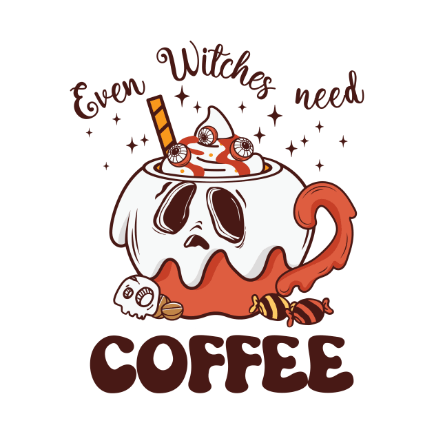 Even Witches Need Coffee by ARTGUMY