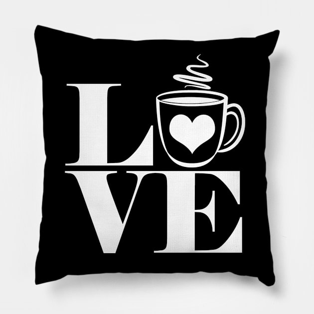 Love Coffee Pillow by TLSDesigns