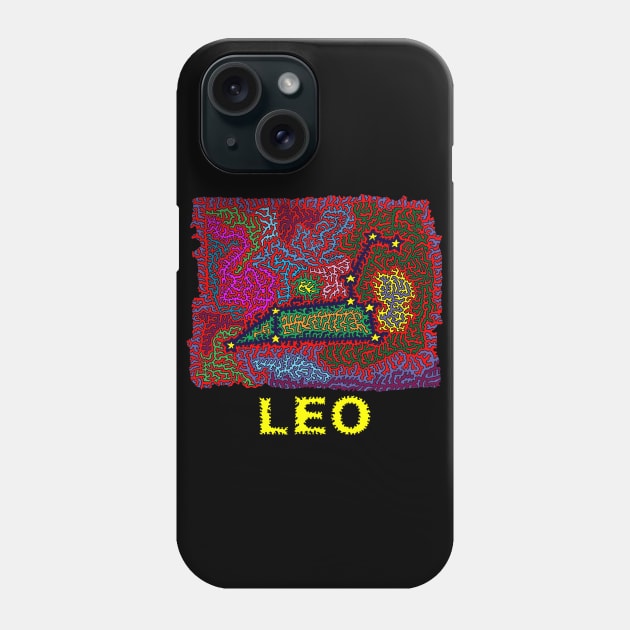 Constellation Leo Phone Case by NightserFineArts