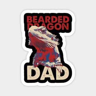 Bearded Dragon Dad Magnet