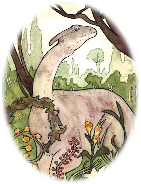 Gentle Parasaurolophus Kids T-Shirt by UntidyVenus