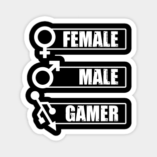 Male Female Gamer Magnet