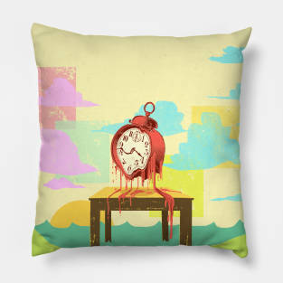 MELTED CLOCK Pillow