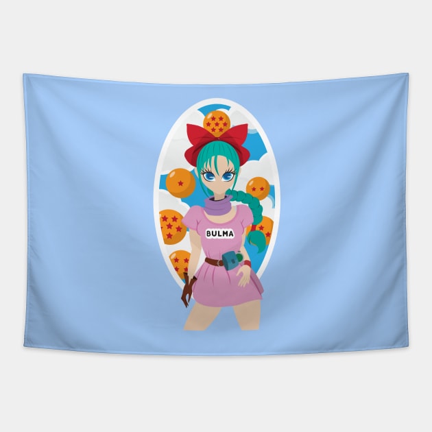 Bulma Tapestry by mairablanco