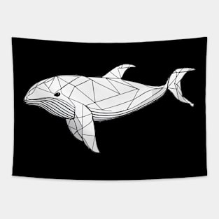 Geometric Whale Tapestry