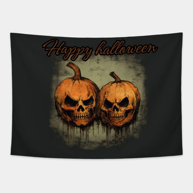 happy halloween, pumpkin Tapestry by Pattyld