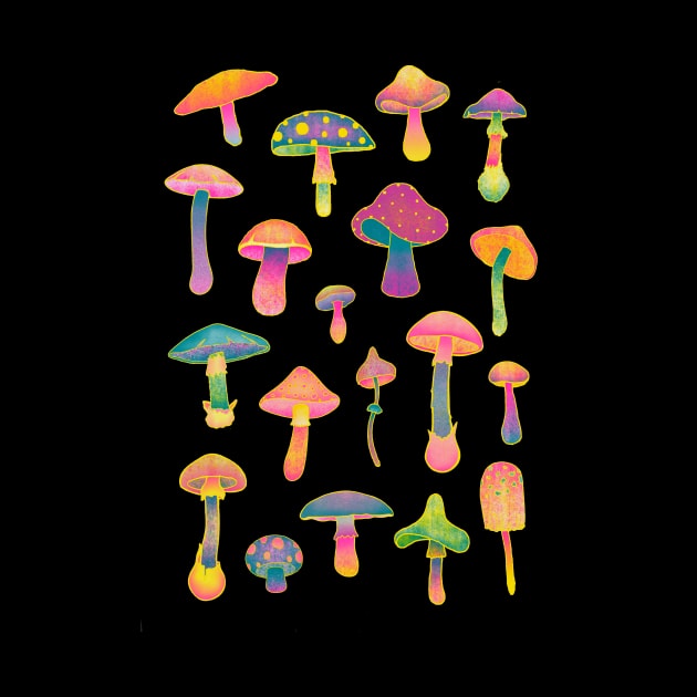 Trippy mushrooms by ChelseaSwan