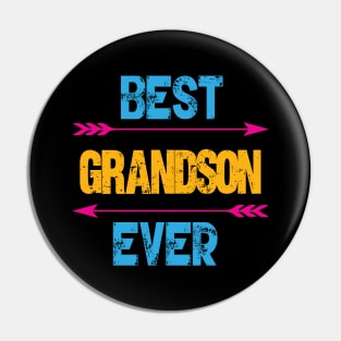 Best Grandson Ever Pin