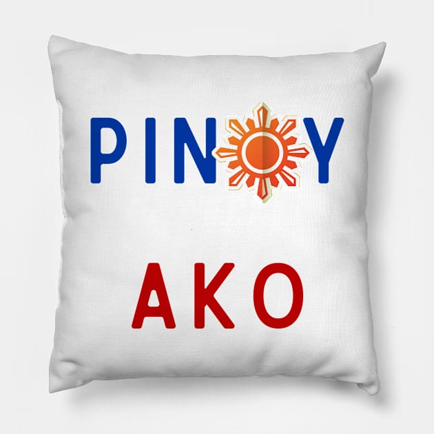 pinoy ako sun Pillow by CatheBelan