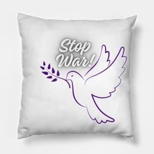 Stop War Pillow