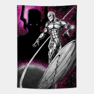 Silver Surfer and Galactus Tapestry