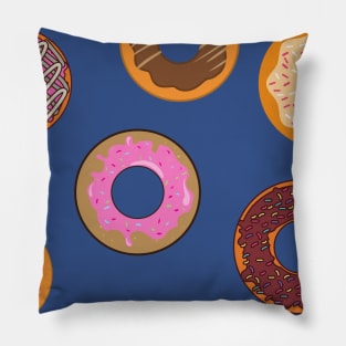 real men eat donuts Pillow