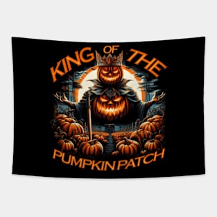 King of the Pumpkin Patch T-Shirt - Ruler of Halloween Tapestry