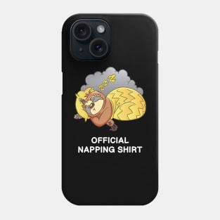 Sloth Cloud Bed Pyjamas Nightdress Official Napping Phone Case