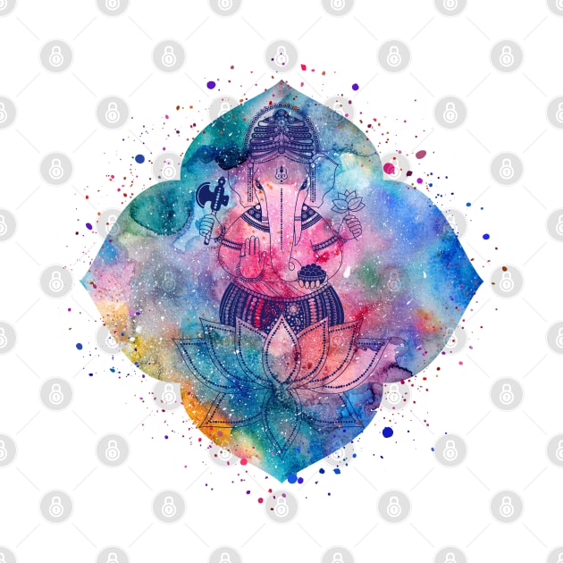 Ganesha on the Lotus by MarinaDemidova