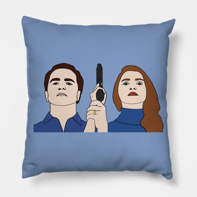 the americans Pillow by aluap1006