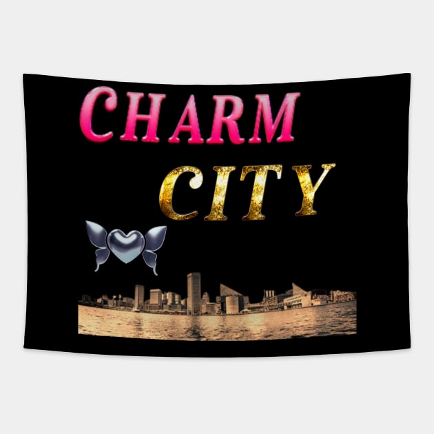 BALTIMORE CHARM CITY DESIGN Tapestry by The C.O.B. Store