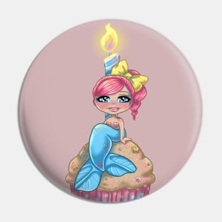 Mermaid Birthday Girl! Pin