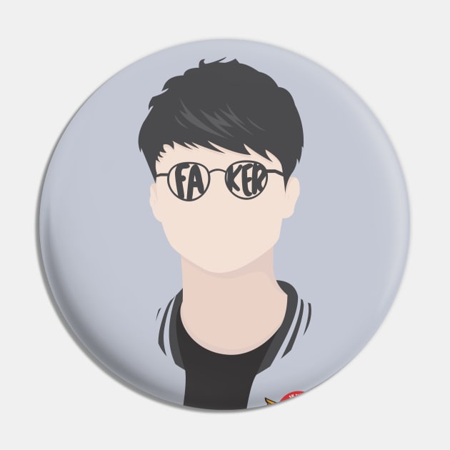 SKT Faker Pin by saturngarden