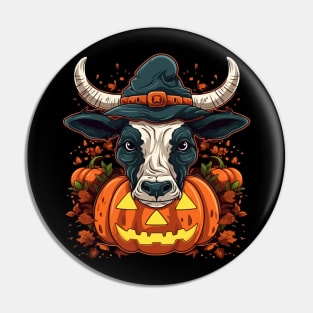 Cow Halloween Pin