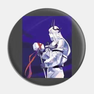 Mudrock looking at far away(Arknights) Pin