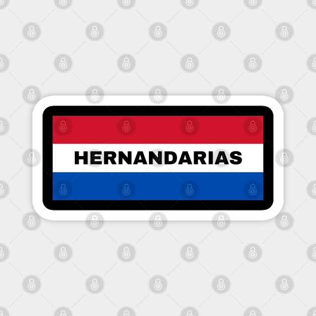 Hernandarias City in Paraguay Flag Magnet by aybe7elf