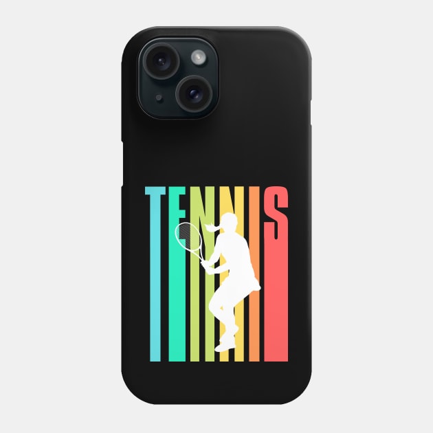 US Open Tennis Player Silhouette Phone Case by TopTennisMerch