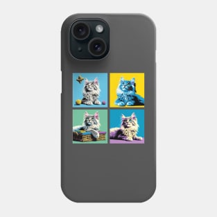 Nebelung Cat Pop Art - Cute Kitties Phone Case