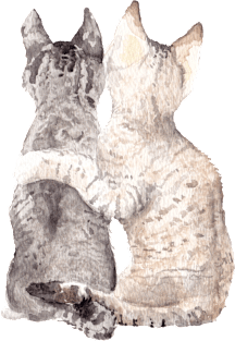 Tabby Cat Best Friends Magnet