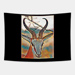 Abstract Springbok Art Tapestry