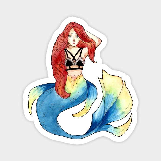 Mermaid dreams Magnet by aelda