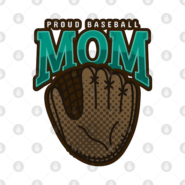 Baseball Mom T-shirt by GaroStudioFL